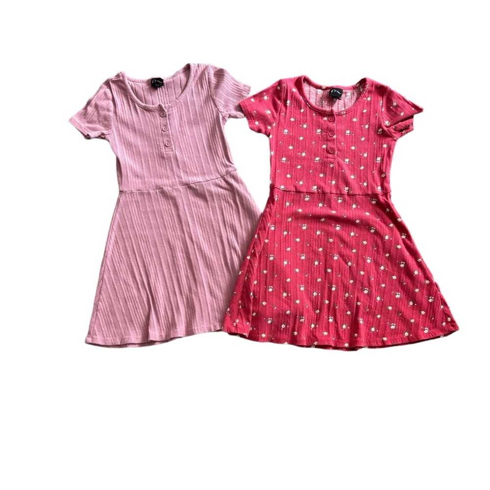 Girls short sleeve dresses size S/6-6X